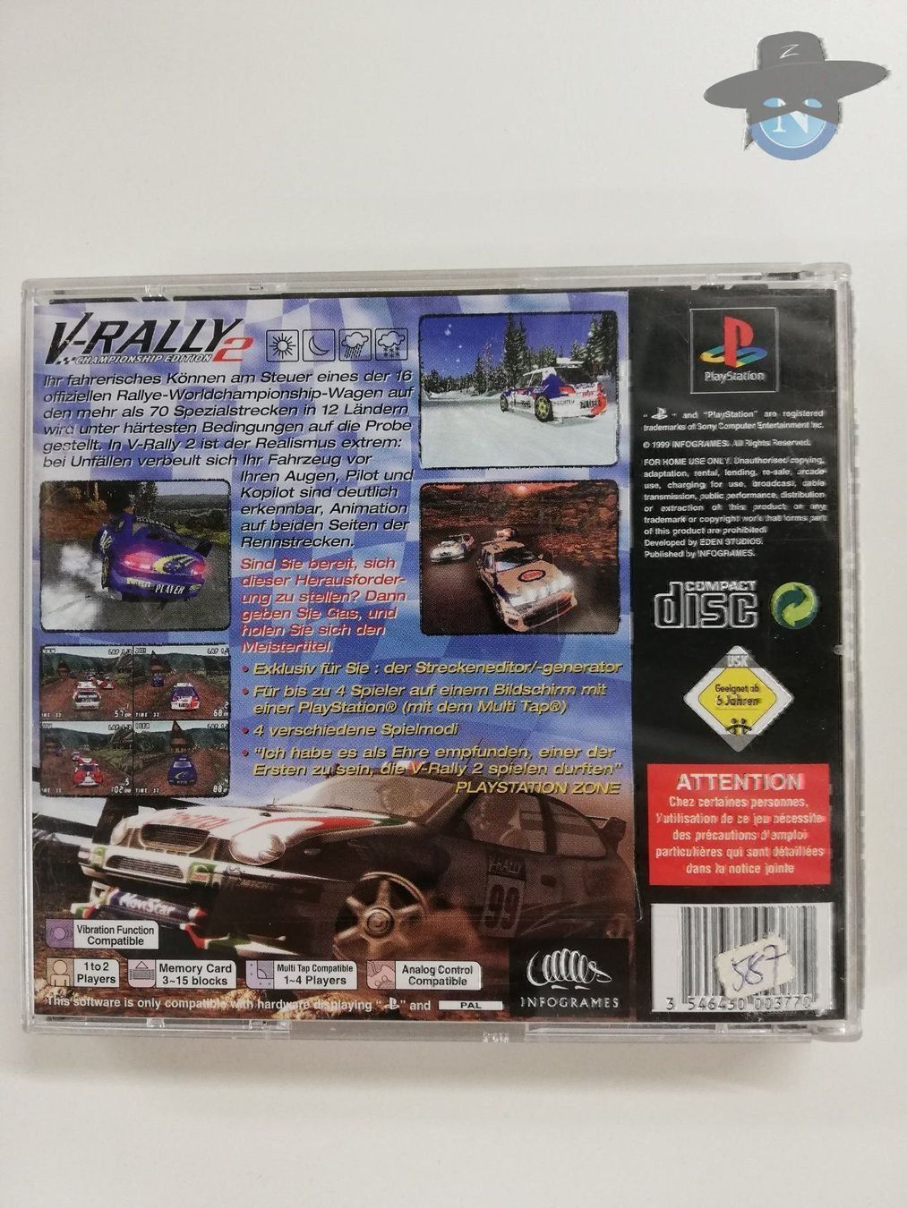 Sony Giochi: V-Rally 2 / Sony Playstation 1 PSX PS1 – Usato da St. Gallen venduto da zorro_dc 1