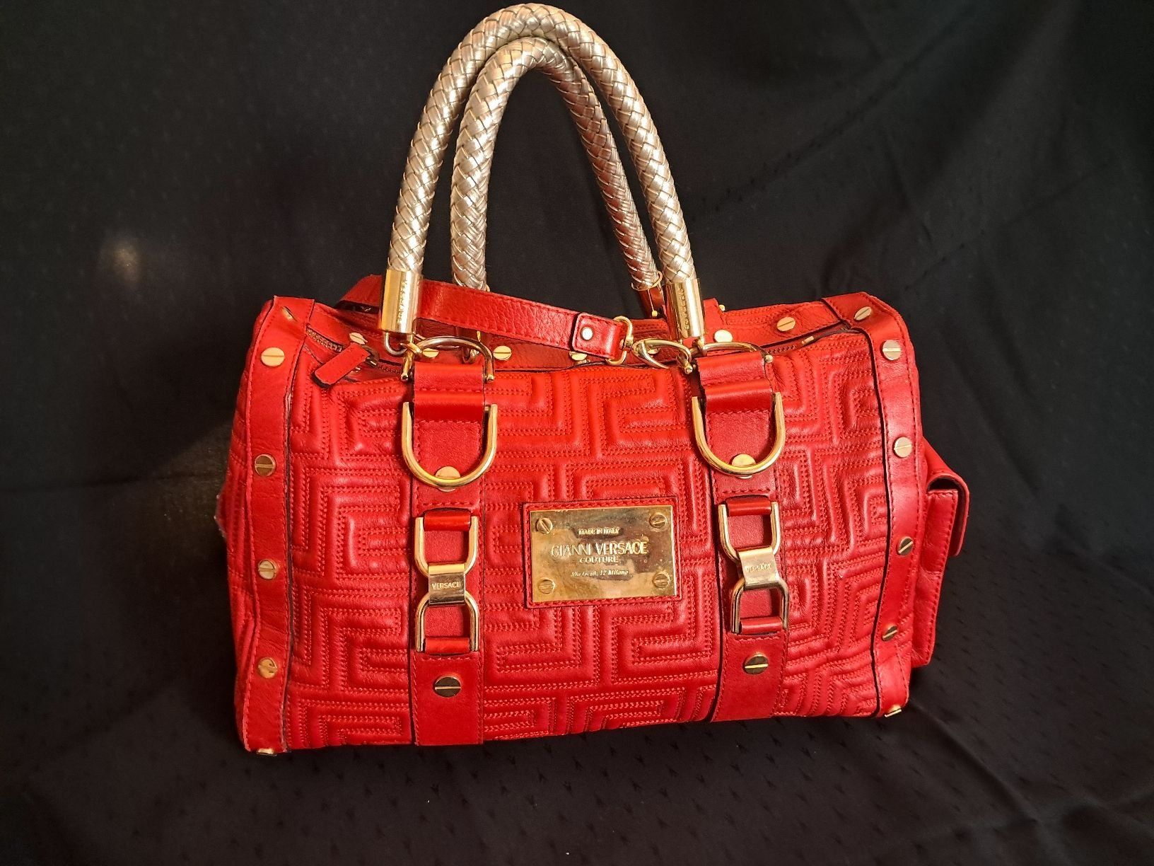 Versace Borse da donna: Gianni Versace Lackleder-Handtasche – Usato da Zürich venduto da olivier0310 1