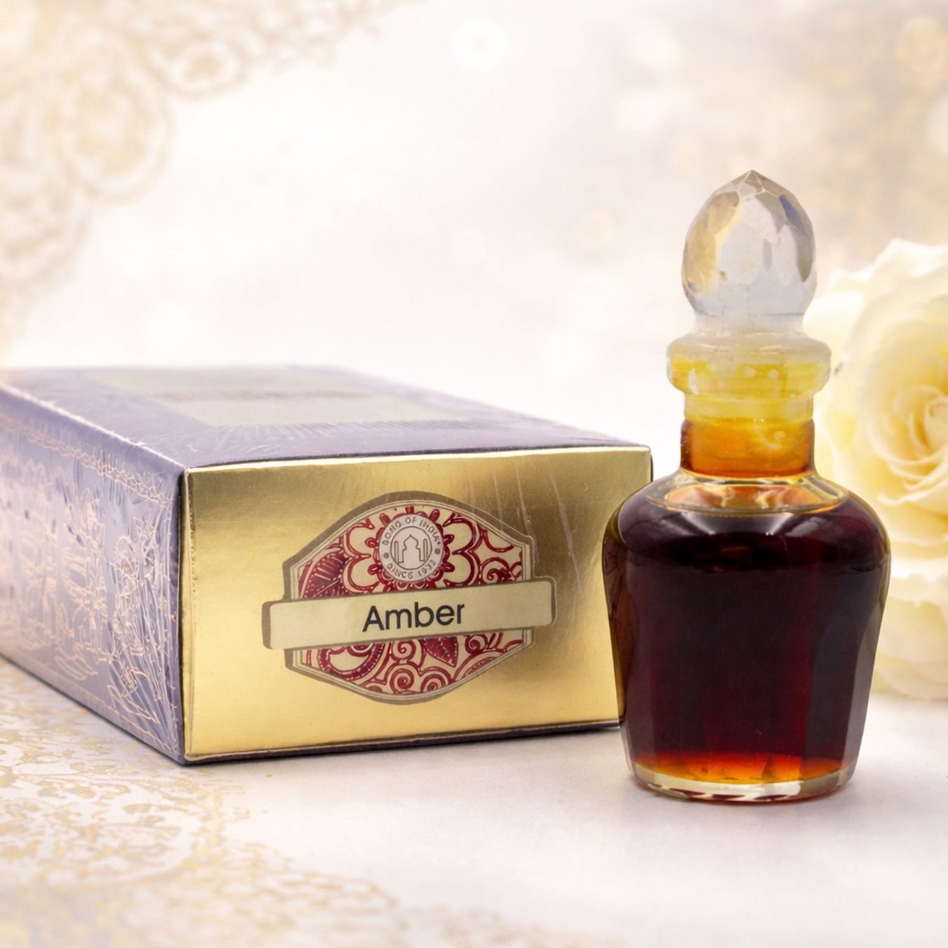 Profumi & Eau de Toilette: Amber 100% Natur Indien Parfumöl Duftöl 10ml – Nuovo e nell'imballaggio originale da Bad Salzdetfurth venduto da Weltenbummler-Shop