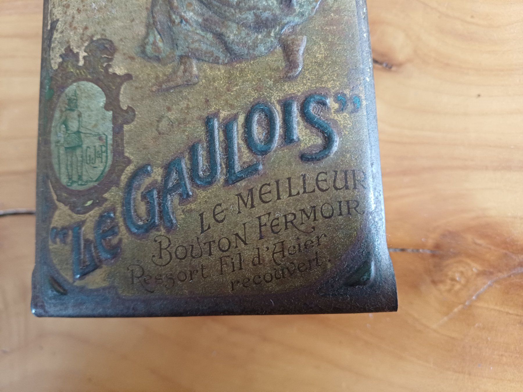 Statuette: BLECH- "LE GAULOIS TINTENTROCKNER" UM 1900 – Usato da Biberist venduto da Traiano02 4