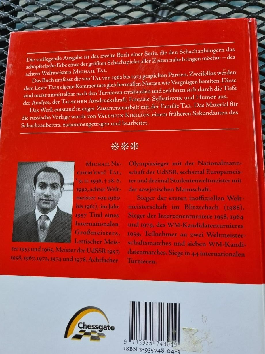 Bücher: Schachbuch Michail Tal, Lebenswerk – Gebraucht aus Muttenz von Langerochade 1