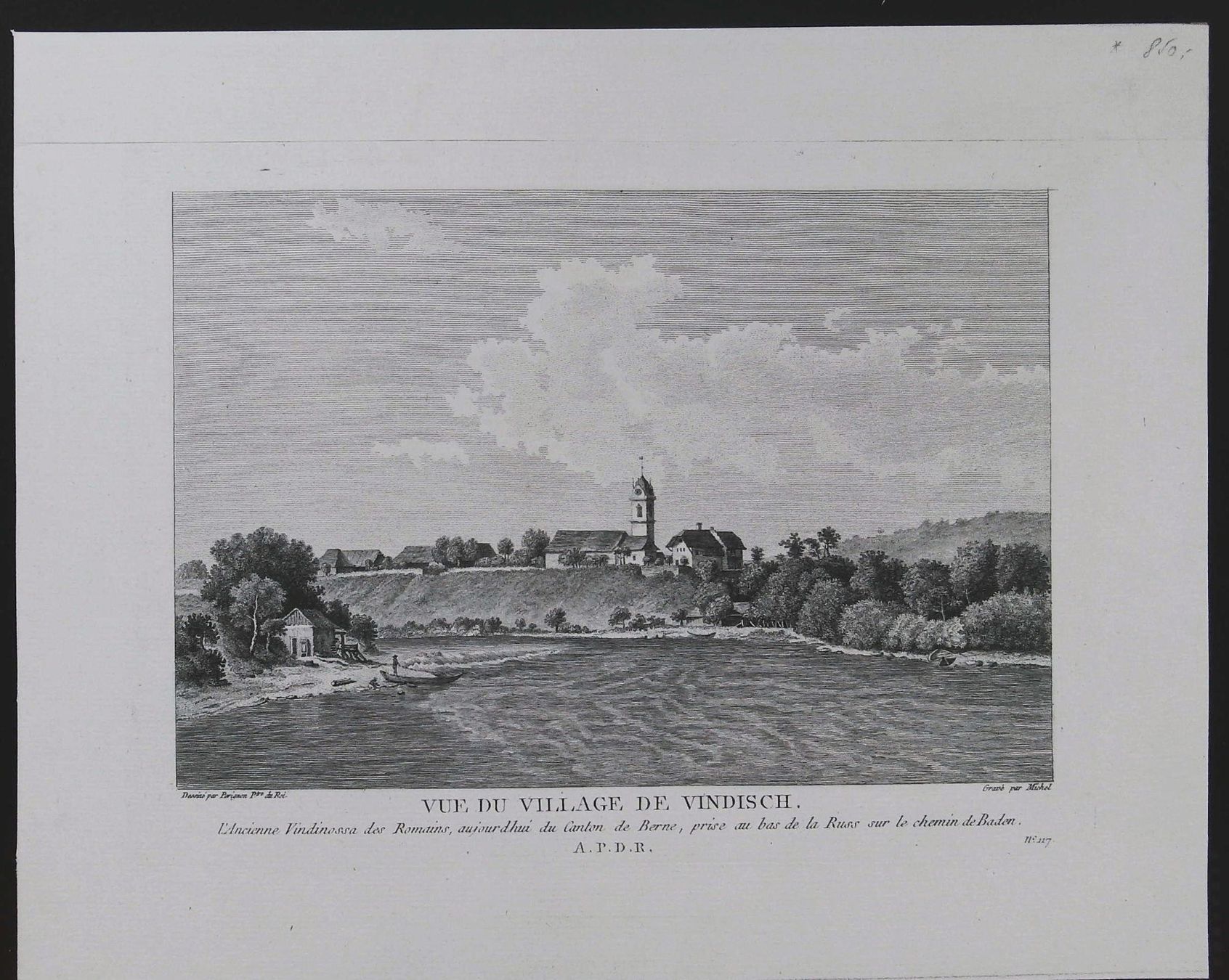 Incisioni: Windisch Originalkupferstich 1780 – Usato da Rafz venduto da Helvet32