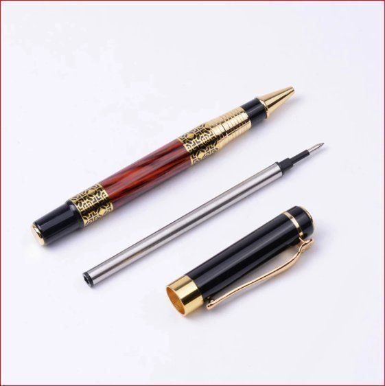 Penna & Evidenziatori: Luxus Roller Ball Pen Kugelschreiber – Nuovo e nell'imballaggio originale da Burgdorf venduto da XJ6 4