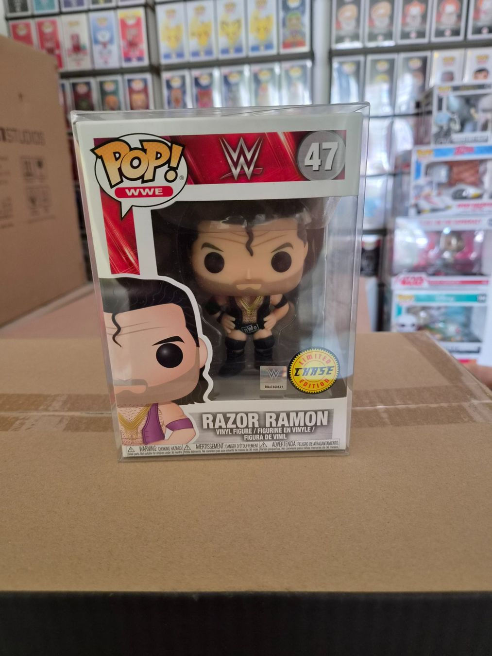 Funko Statuette: Funko Pop Razor Ramon #47 – Chase Edition – Nuovo e nell'imballaggio originale da Sisseln AG venduto da schenk-figuren