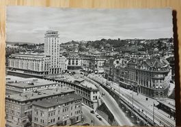 LAUSANNE 1940 - Le Grand Pont, tram