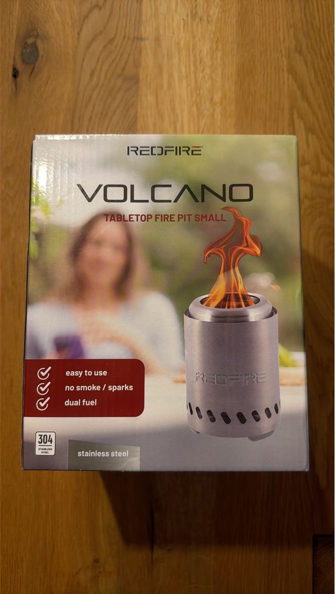 Bracieri: REDFIRE Volcano Tischfeuerstelle klein – Nuovo e nell'imballaggio originale da Neschwil venduto da mch_kvt2