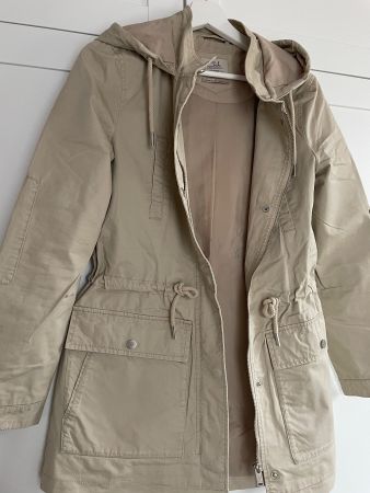 Übergangsjacke Gr. 34 Beige