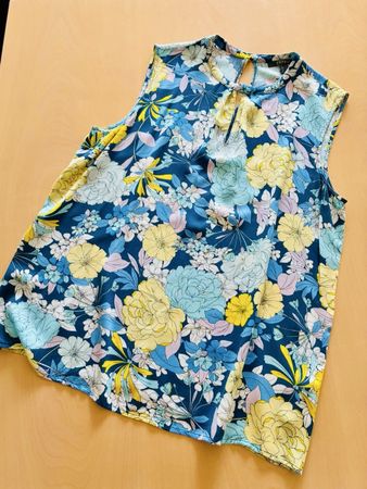 Esprit Damen Blusentop floral - Grösse 42