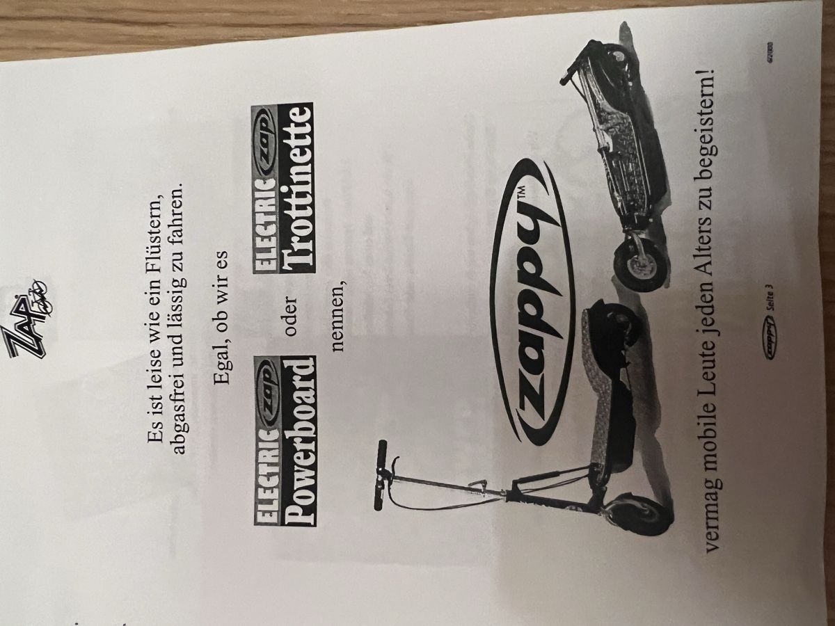 Scooter: E-Scooter Zapiworld – Usato da Jona venduto da Ressan100 4