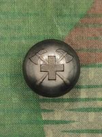 Uniformknopf für Feuerwehr, 21 mm, dunkelgrau, Schaerer, V2