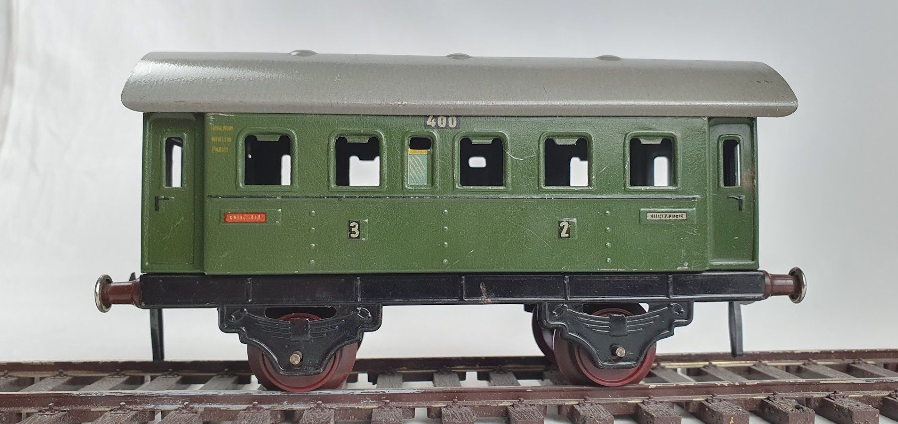 Fleischmann Modellini di ferrovie: Fleischmann GFN 400 DRG Pers.Wagen 2./3.Kl., Spur 0, OVP – Usato da Seon venduto da voAllBah 1