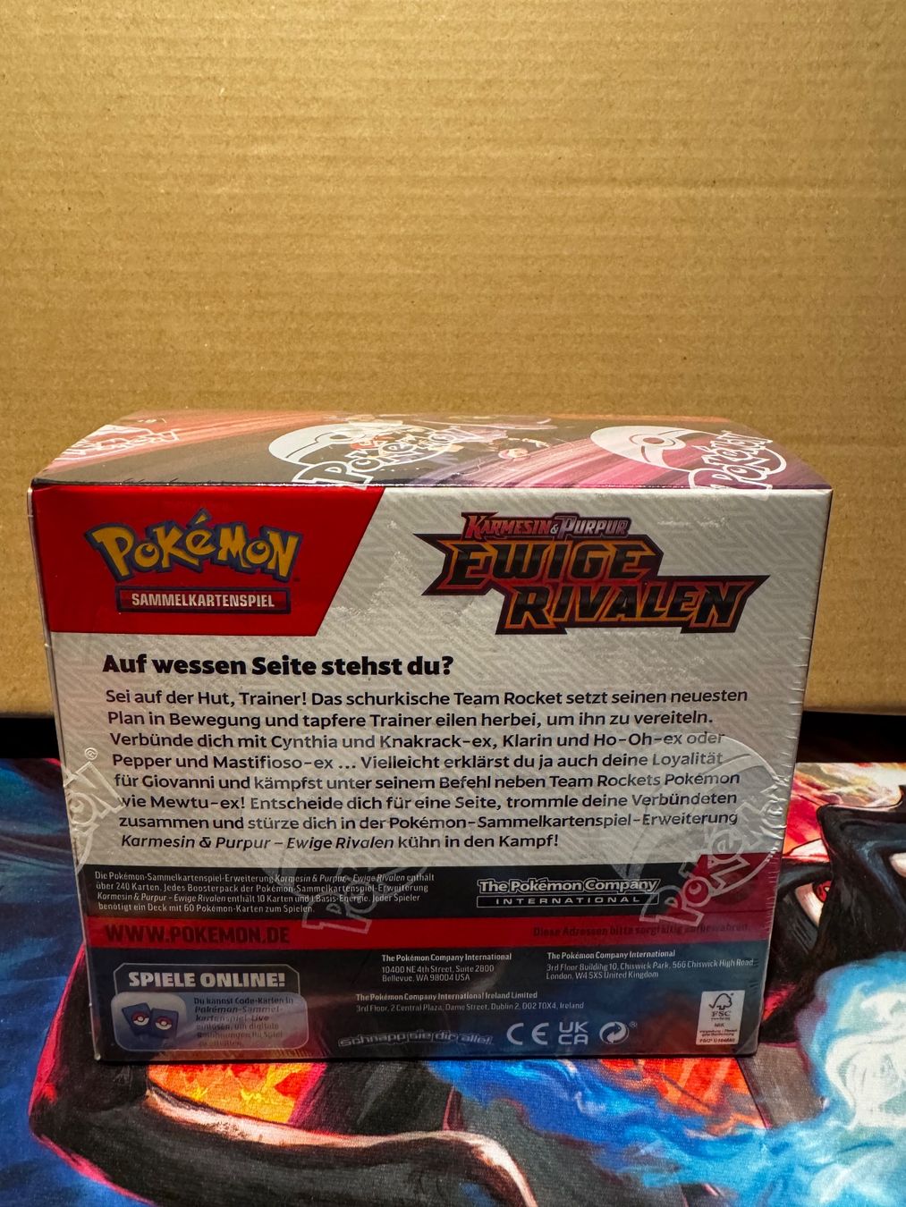 Pokémon Carte collezionabili: Pokémon Ewige Rivalen Display Deutsch OVP Sealed – Nuovo e nell'imballaggio originale da Männedorf venduto da bir_gt85 2
