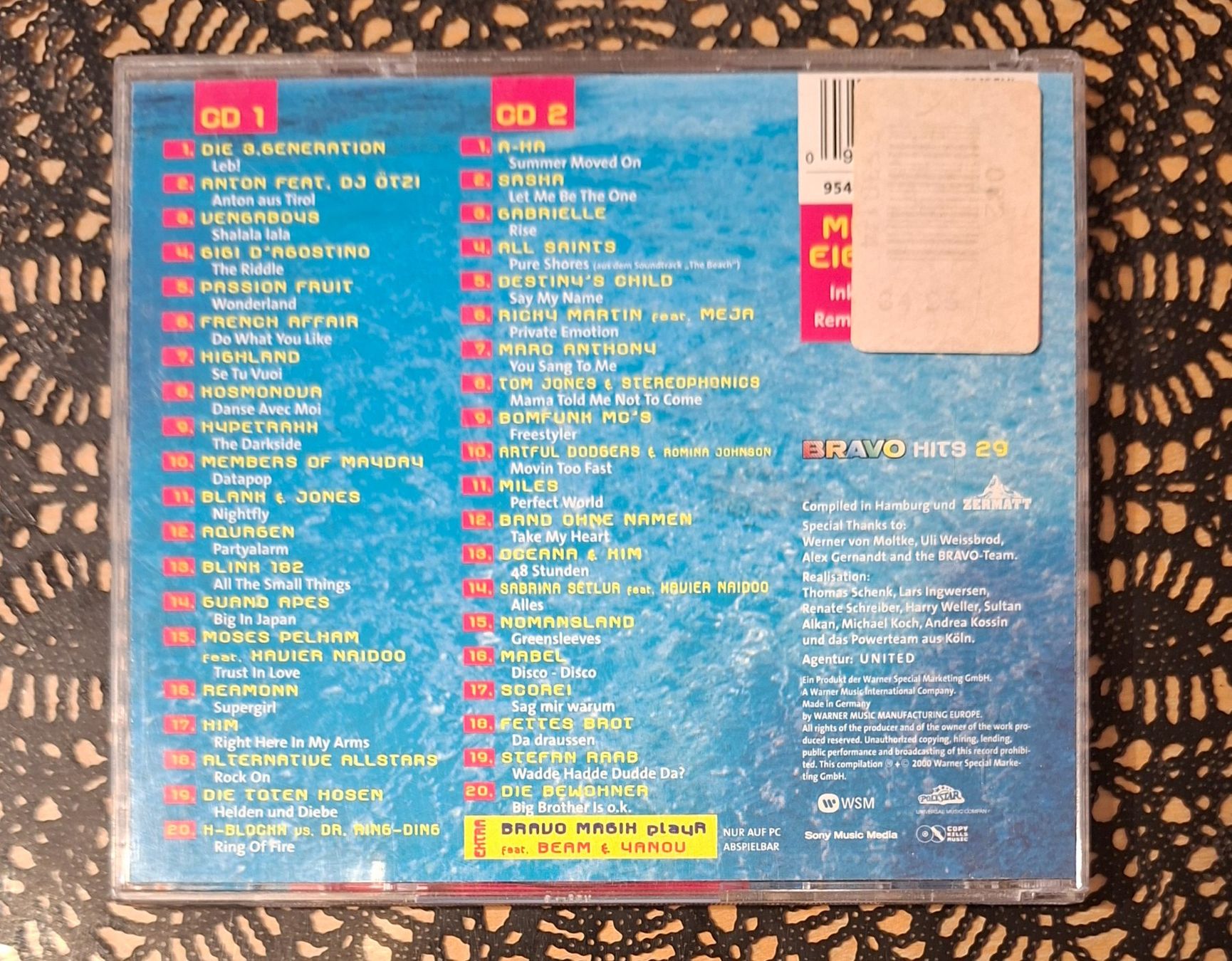 CD: Bravo Hits 29, Doppel CD, 2000, Hit Compilation, Sampler – Usato da Amriswil venduto da Celini3 1