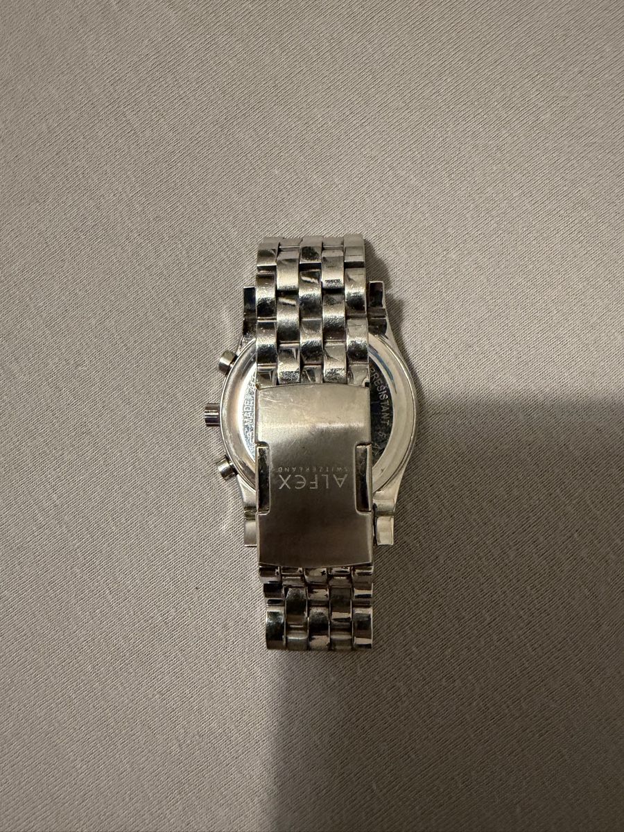 Alfex Uhren: Alfex Herrenuhr, Chronograph, Edelstahl – Gebraucht aus Niederbipp von yar_tf6f 2