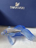 Swarovski Kristall-Fisch, blauer Zierfisch