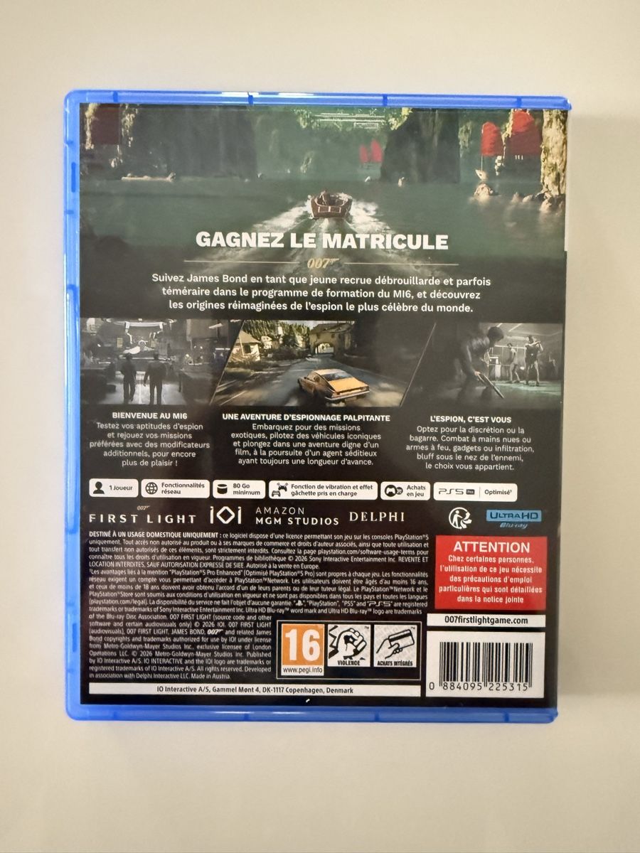 Giochi: Jeu PS5 007 First Light parfait état – Nuovo (secondo la descrizione) da Moutier venduto da Mrbond125 1
