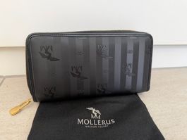 Maison Mollerus Vinerus Clariden Portemonnaie – Canvas black