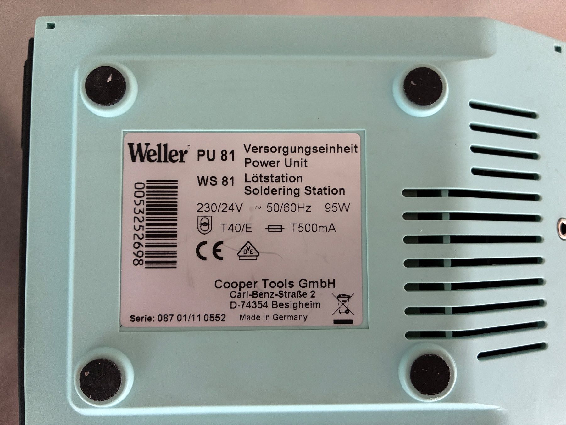 Weller Tutti gli attrezzi: Lötstation Weller PU 81 – Usato da Pfäffikon (ZH) venduto da 5777 2