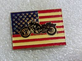 Ansteckpin 234: Motorrad USA