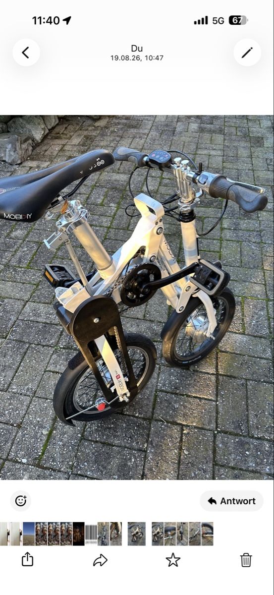 Velos: Klappbares E-Fahrrad – Gebraucht aus Eich von and_9zfj 8
