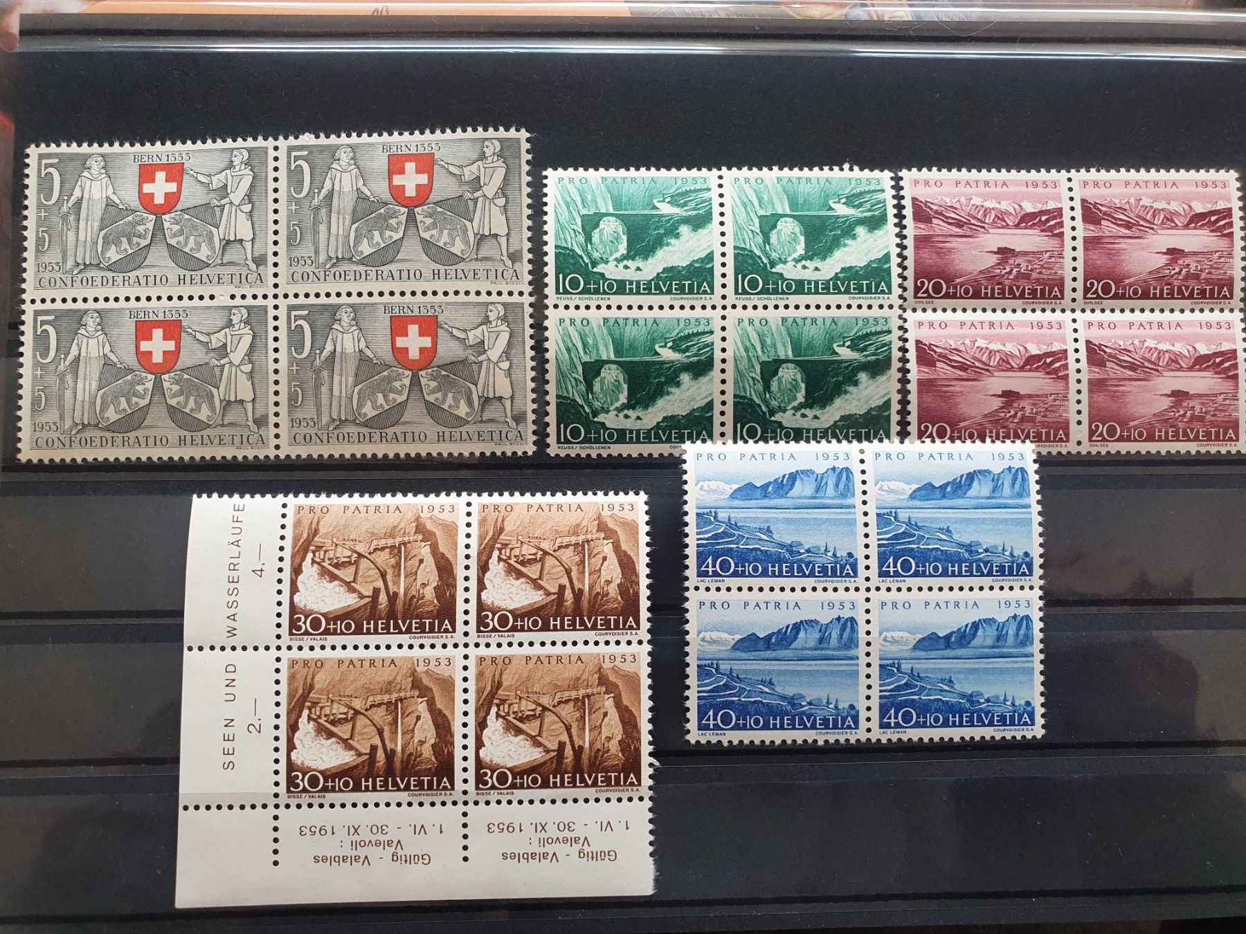 Alle Briefmarken: Pro Patria B61 - B65 */** – Gebraucht aus Balgach von SIMEON27