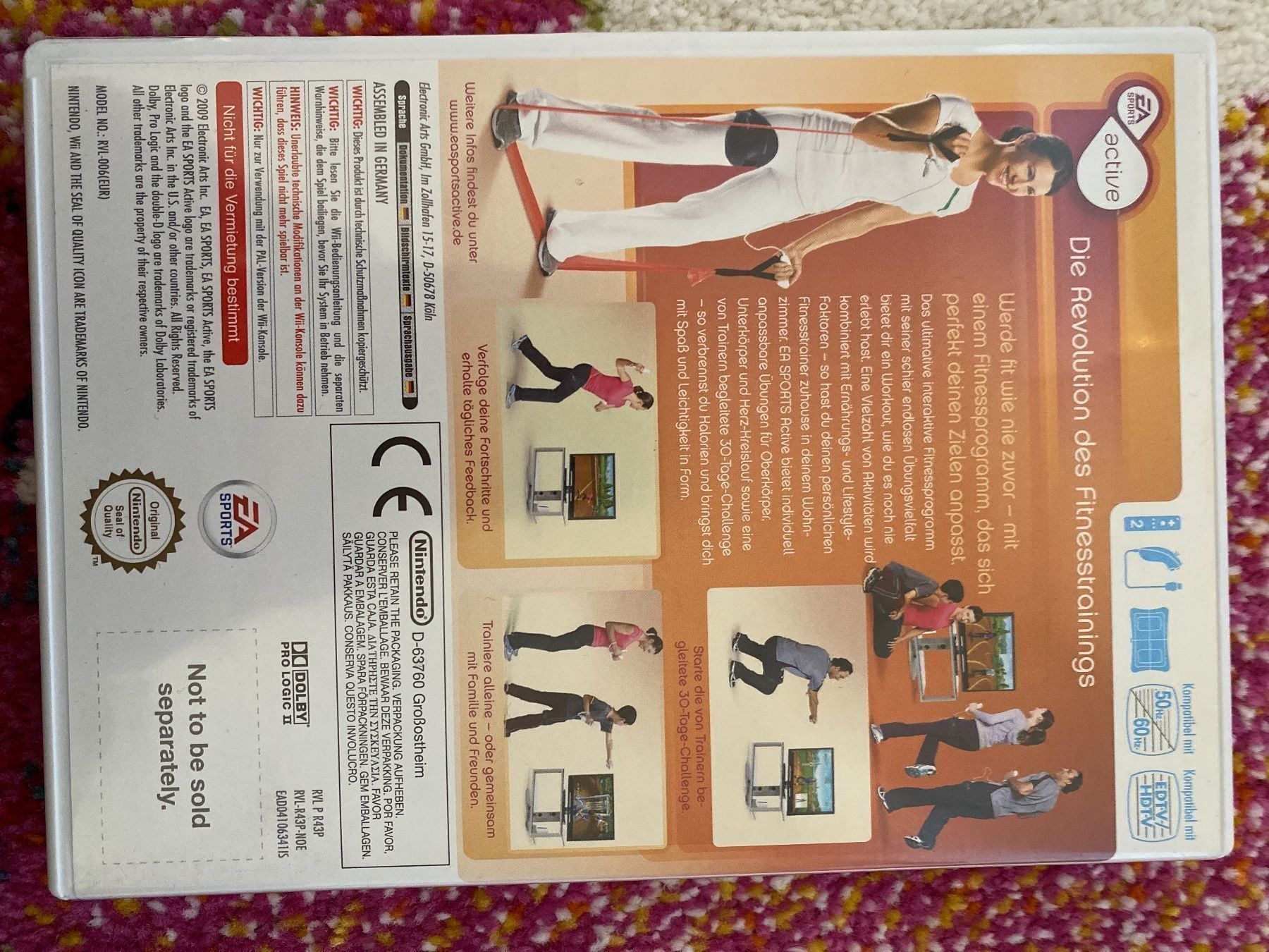 Nintendo Giochi: active personal trainer Nintendo Wii – Usato da Luzern venduto da ariazalea 1