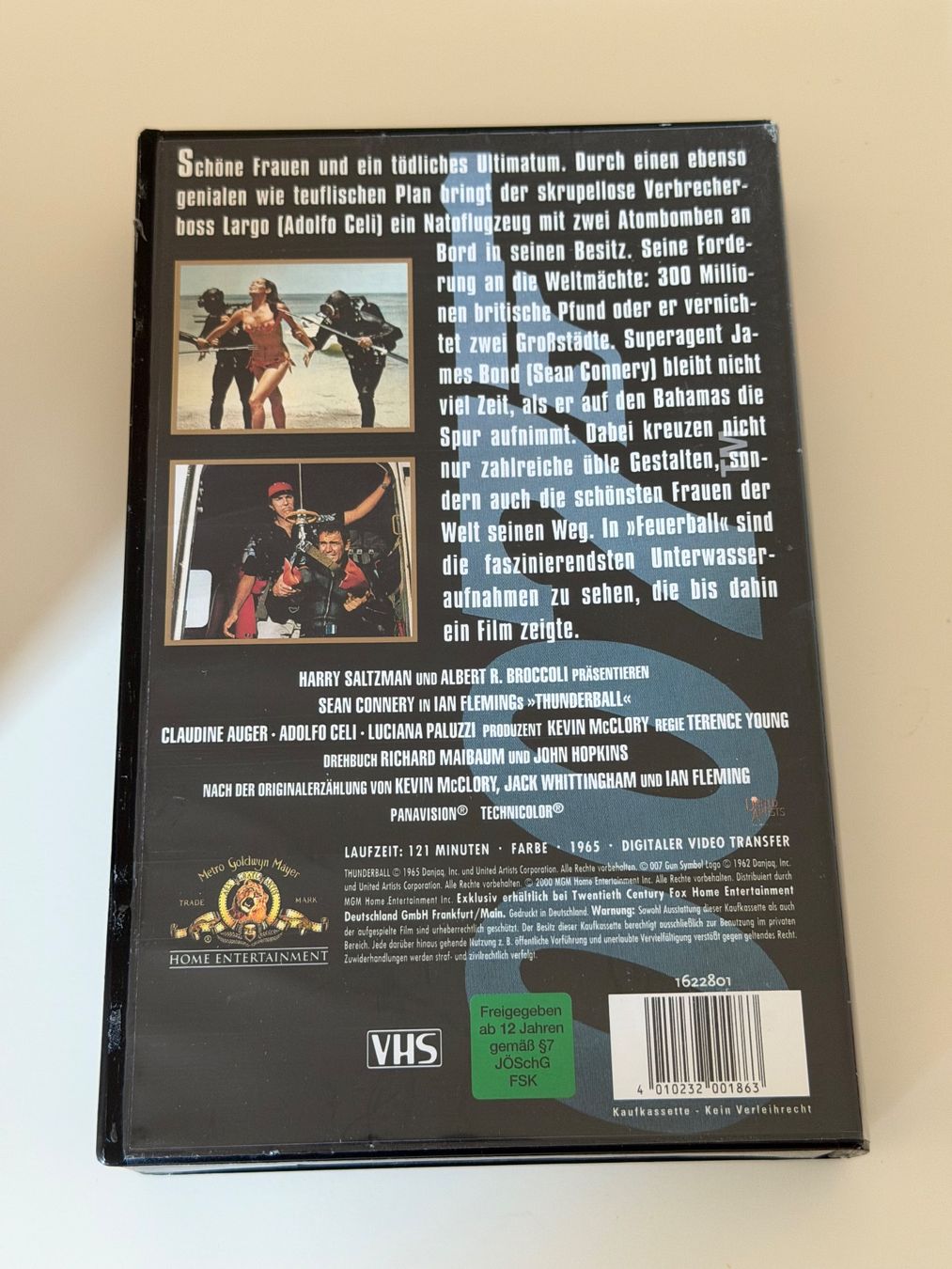 Tutti i VHS: James Bond 007 Feuerball VHS 1965 – Usato da Altstätten SG venduto da sheamus 1