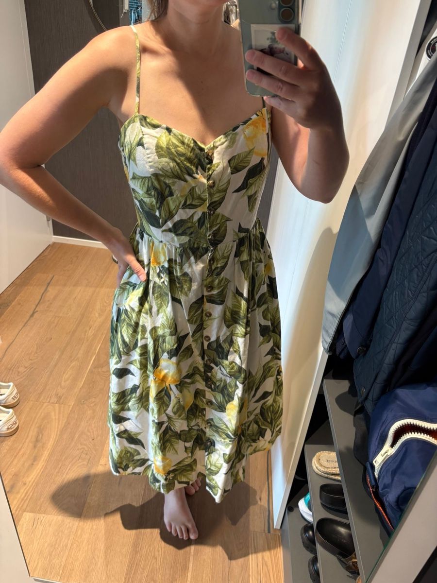 H&M Vestiti: H&M Kleid Leinen-Blend Grösse 40 – Nuovo (secondo la descrizione) da Bonstetten venduto da Moma10 3