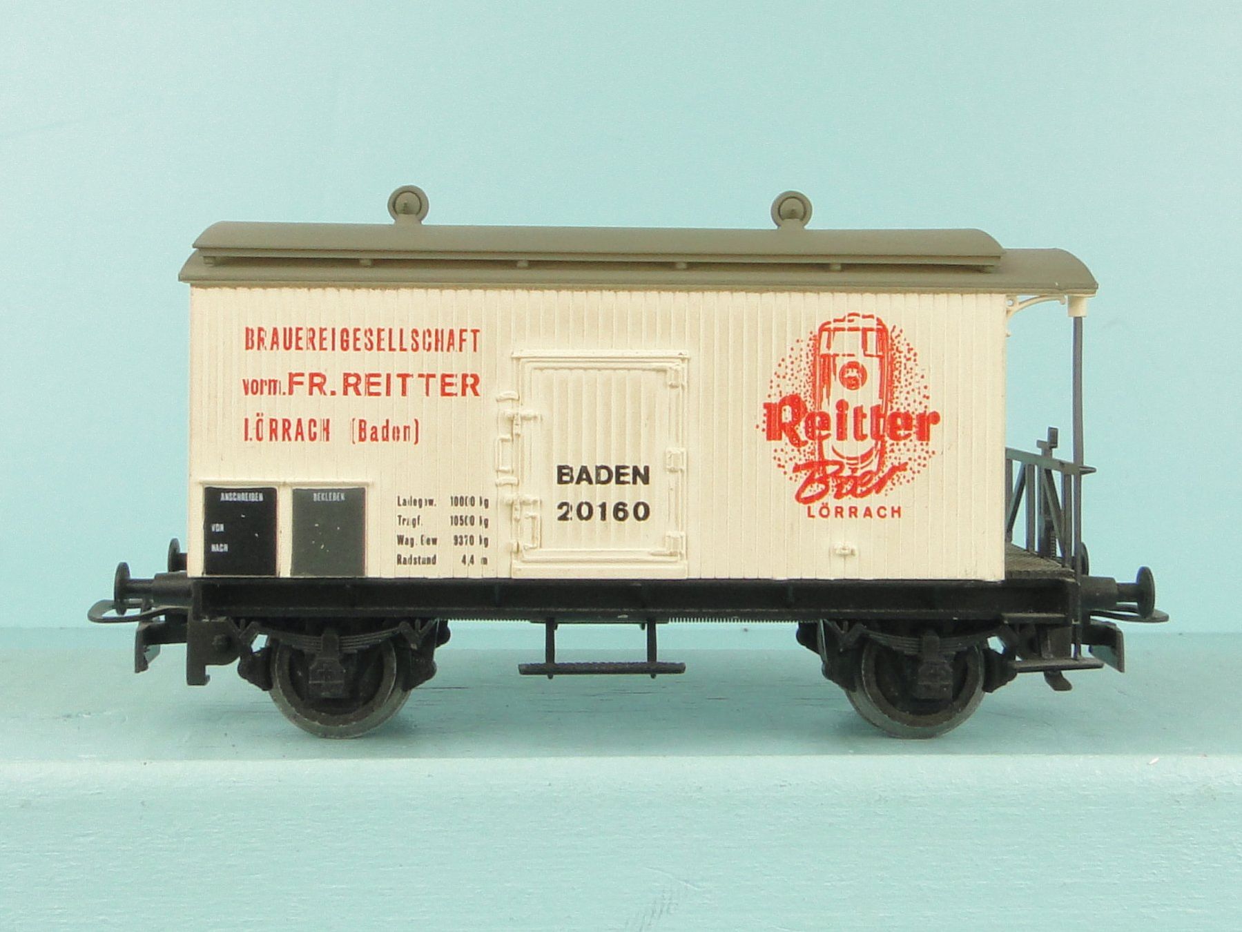 Wagon frigorifique BIERBRAUEREI ENGE – Sihl TB 0 126 Ruco (Neuf avec