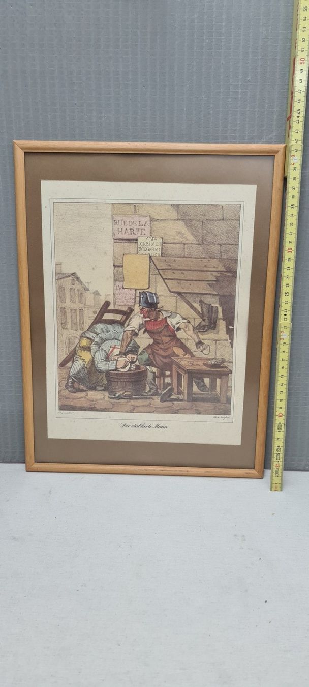 Grafiken & Lithographien: Der Schuh in der Karikatur, Lithographie – Gebraucht aus Sins von sagitarius58 1