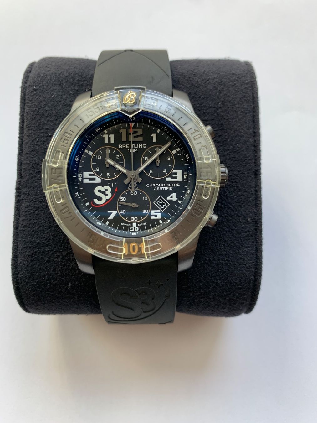 Breitling Orologi: Breitling Chronograph S3 ZéroG (neuf) – Usato da Morges venduto da auxbonnesaffaires 3