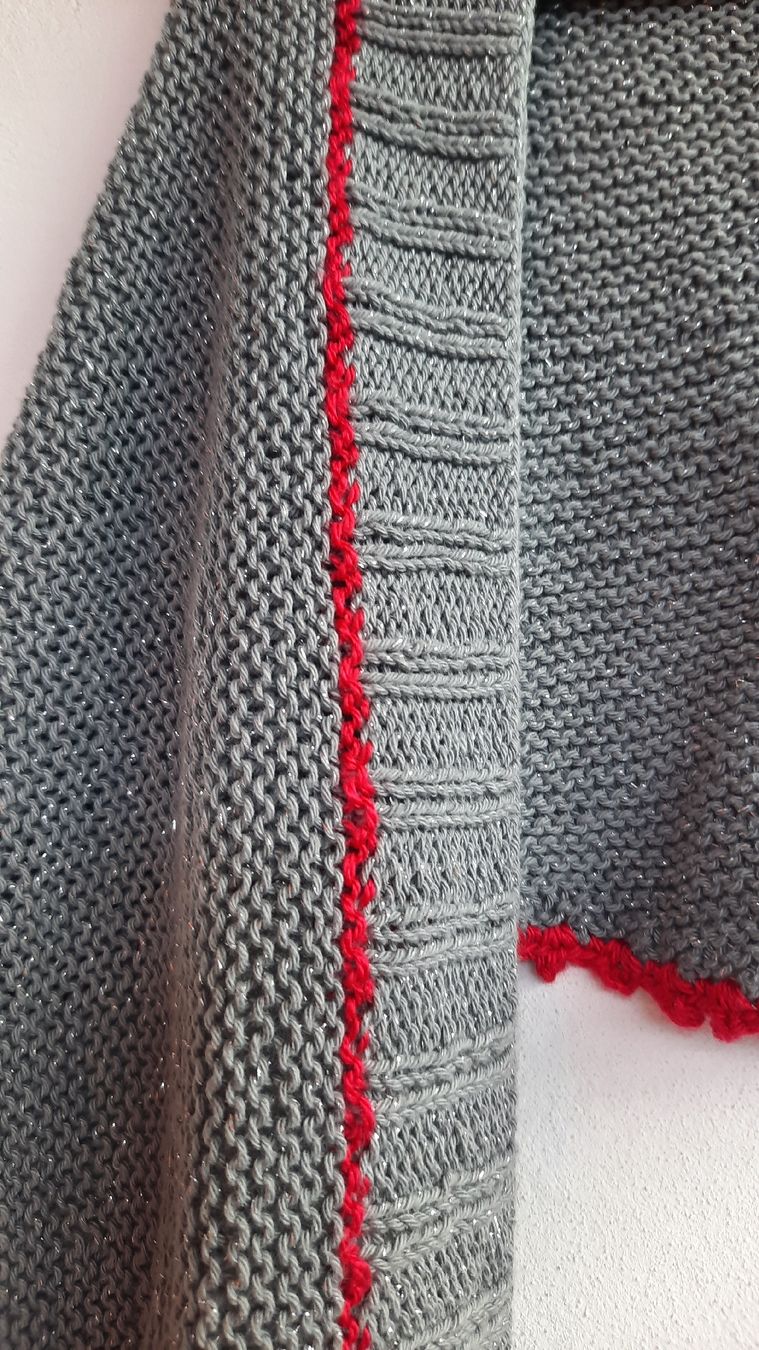 Foulards, Tücher & Schals: Schal mit Glitzerfäden & Häkelborte – Neu (gemäss Beschreibung) aus Zuchwil von bvj_5t82 2