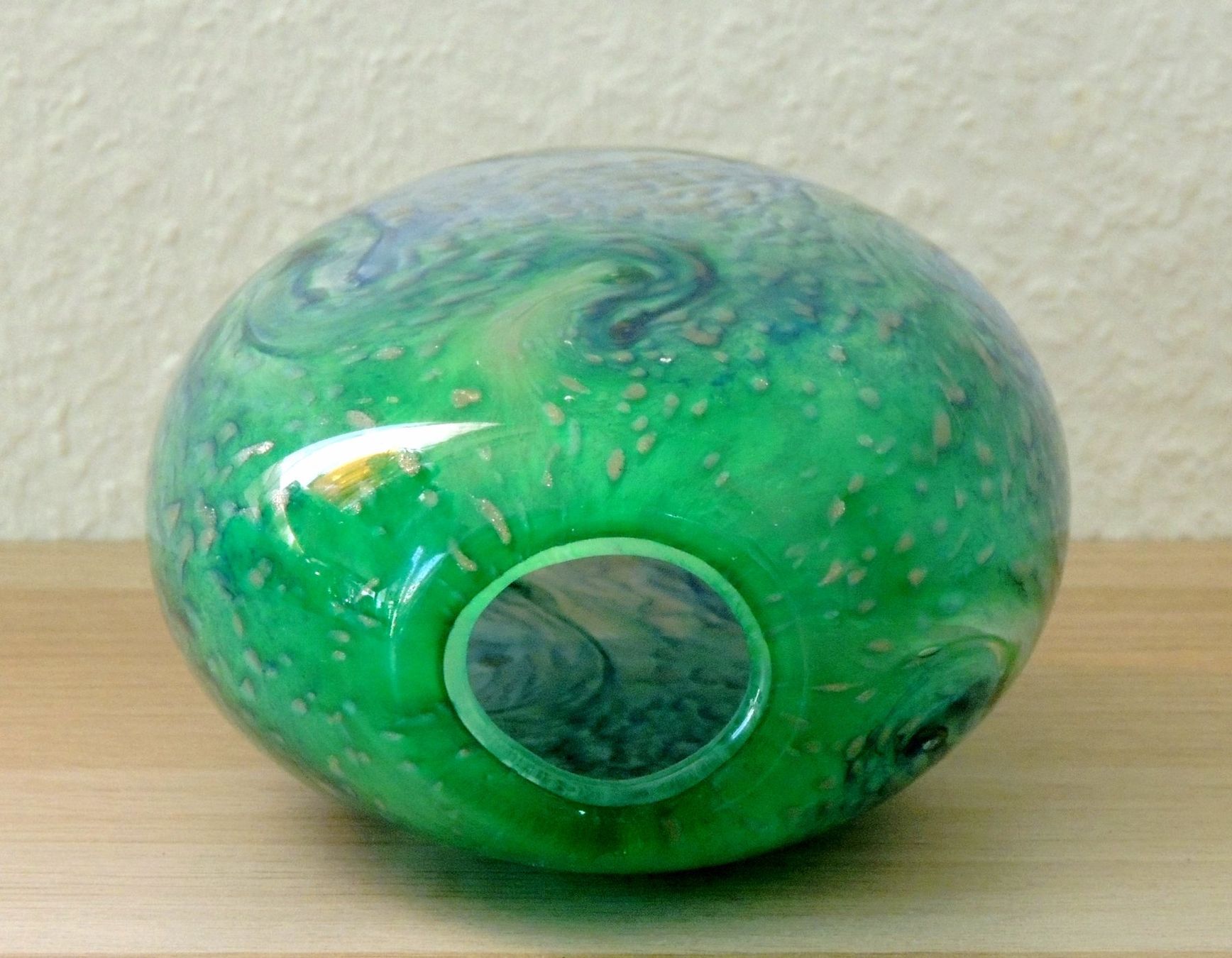 Vasen & Gefässe: Vase d'art en verre soufflé, Gabriel Milesi, Pérouges France – Gebraucht aus La Chaux-de-Fonds von Helene2300 5