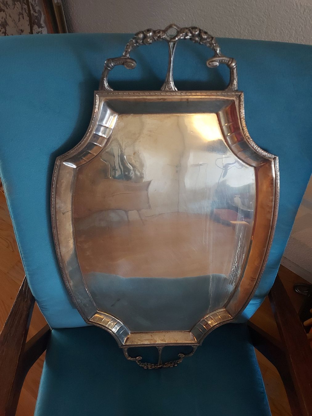 Piatti di portata: Jugendstil Tablett 69 cm versilbert – Usato da Ostermundigen venduto da son_vd9k 5