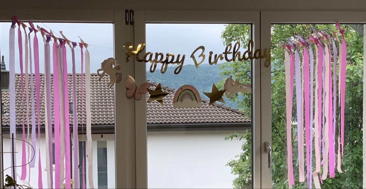 Tutte le decorazioni: Einhorn Deko Kindergeburtstag – Nuovo (secondo la descrizione) da Strengelbach venduto da schnaeusel 1
