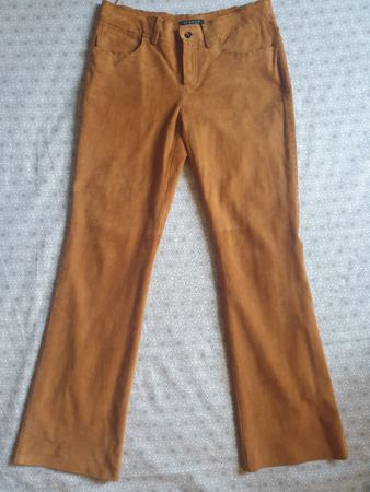 Strenesse Hose Gr. 40, Echtleder, Herbst-Look, Top Zustand