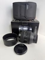 Sony E 85mm F1.4 GM Objektiv mit Zubehoer und OVP
