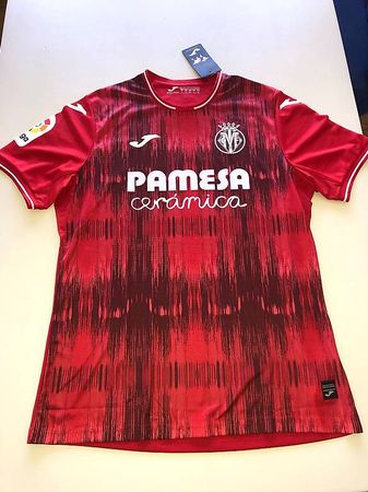 Fc Villareal Fussballtrikot Joma away 21/22 red Gr.L Neu