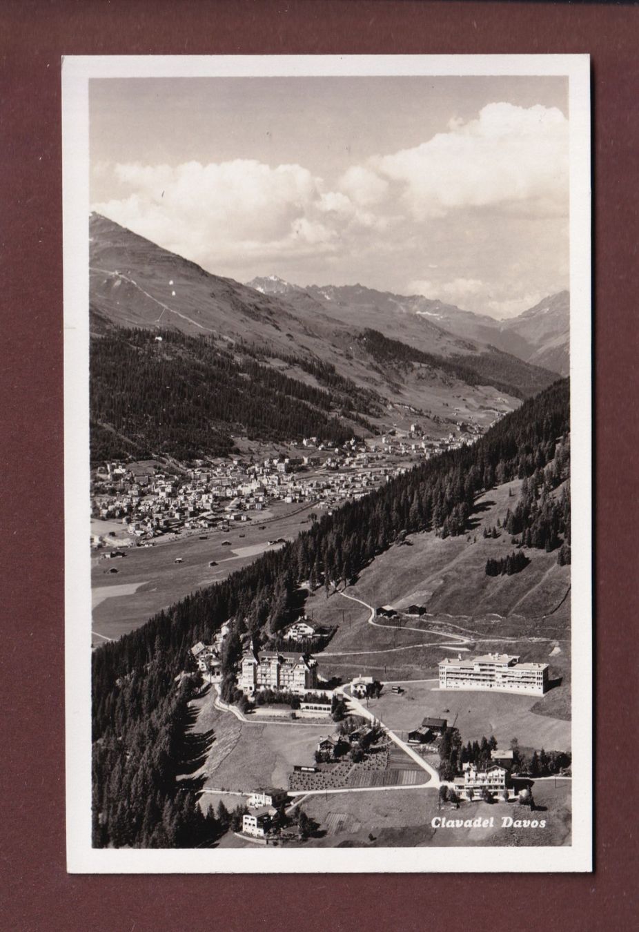 Cartoline postali: DAVOS - Clavadel – Usato da Pully venduto da nicecards