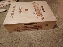 3er Weinkiste leer 33.7x27.7x10 cm