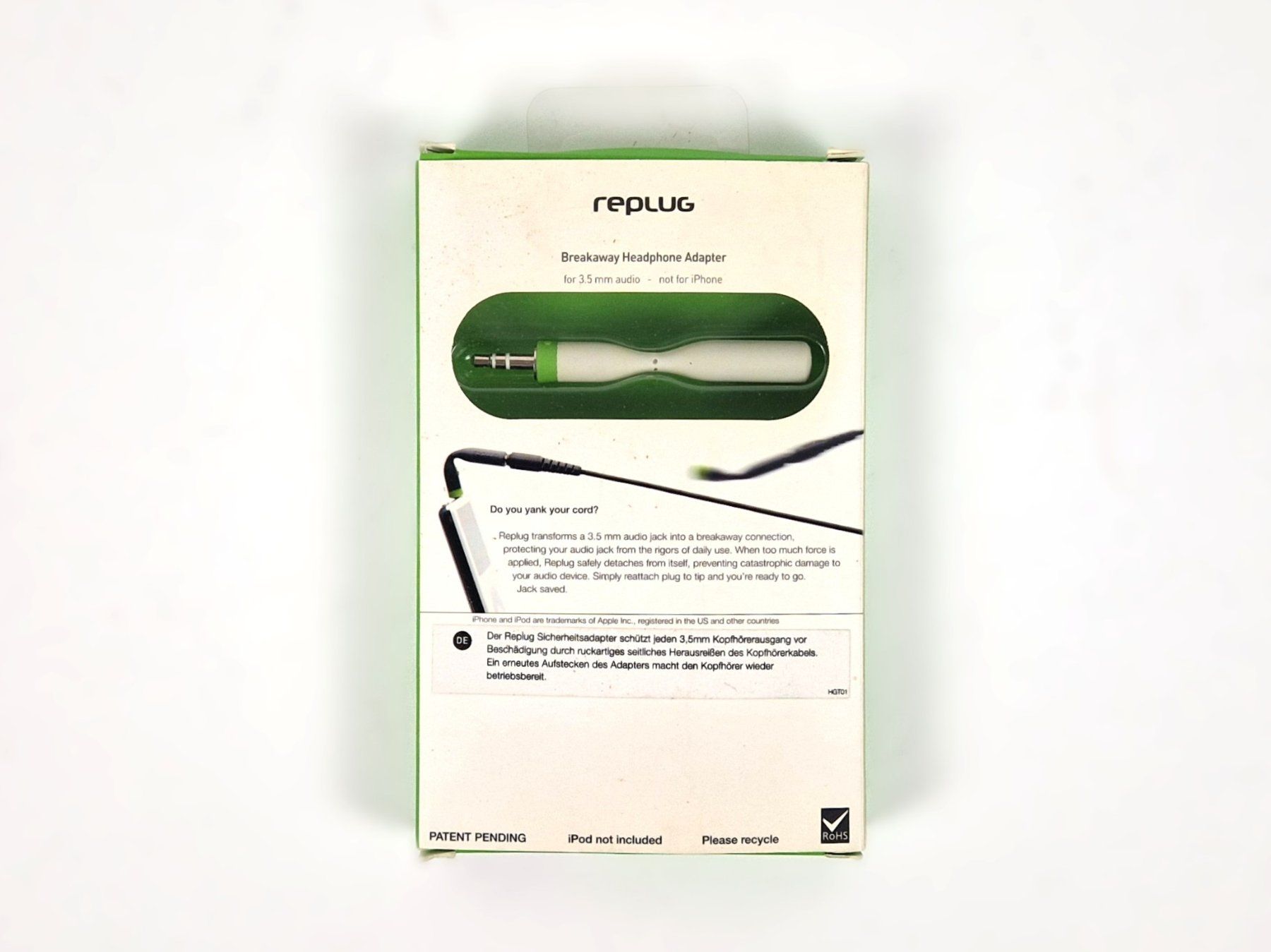 Unità & Adattatore: Replug Breakaway Headphone Adapter – Nuovo (secondo la descrizione) da Basel venduto da Restwert_Basel 1