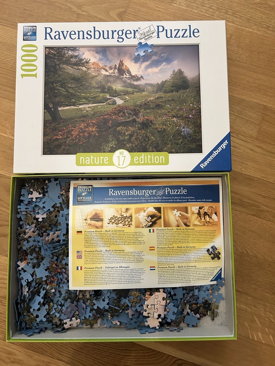 Ravensburger Puzzle: Ravensburger Puzzle 3er Set - 1000 Teile – Usato da Lenzburg venduto da Veidnolya 2