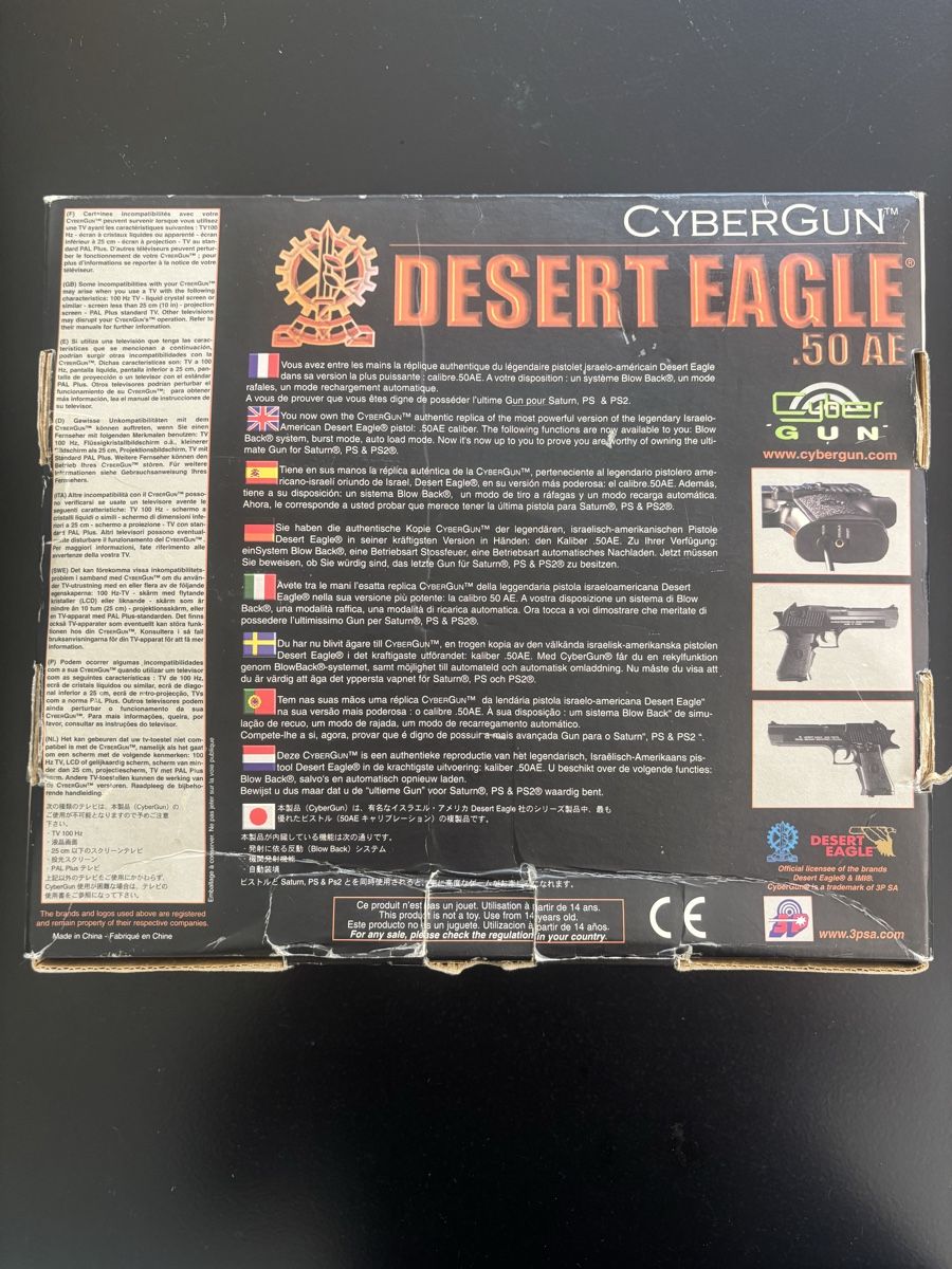 Manettes: Lightgun Desert Eagle .50 AE  PS2 und Sega Saturn  – D'occasion à Volketswil par 1970rog 3