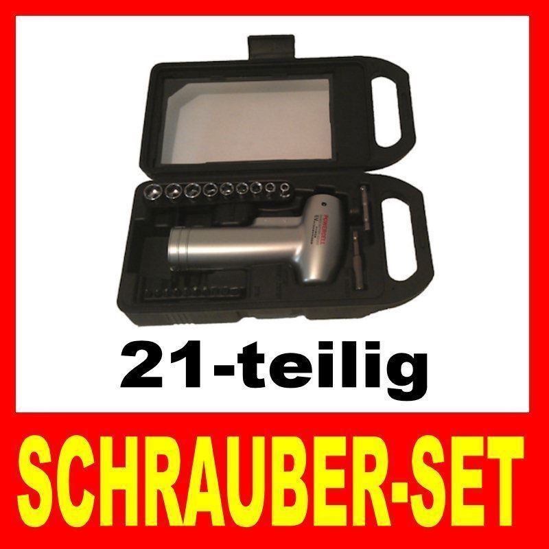 Tutti gli attrezzi: AKKUSCHRAUBER Schrauberset mit LED-Lampe – Nuovo e nell'imballaggio originale da Emmen venduto da RV-Welt