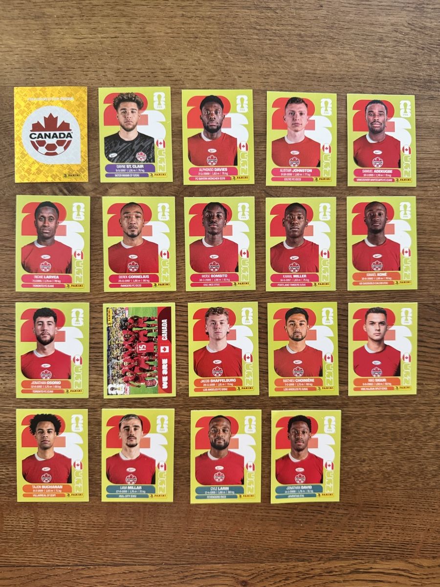 Panini Cartes à collectionner: Kanada CAN Panini WM 2026 – Neuf (Voir description) à Emmenbrücke par Lukee1901