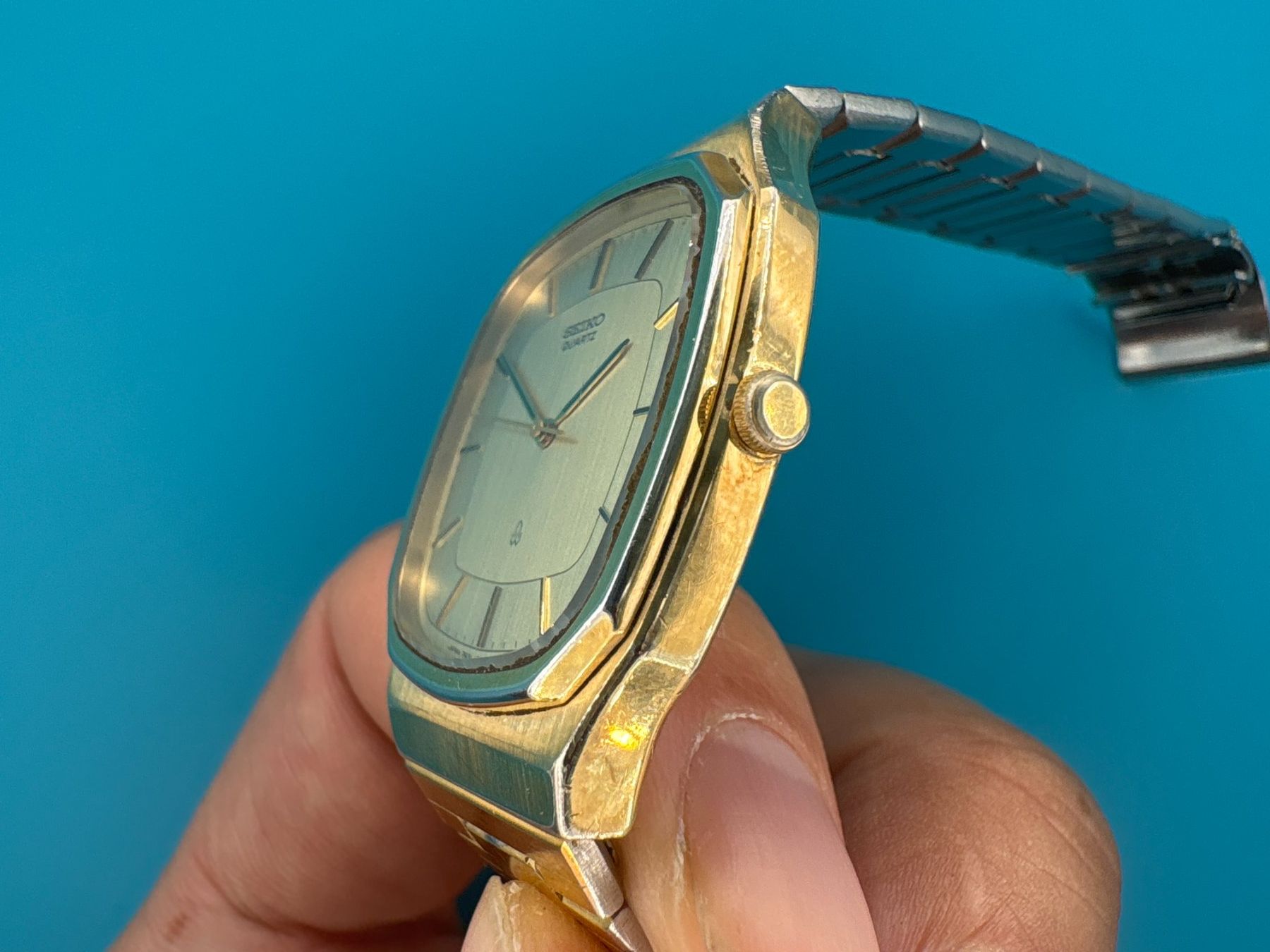 Seiko Orologi: Goldfarbene Seiko Quarz – Usato da Elgg venduto da Jo_Naj 7