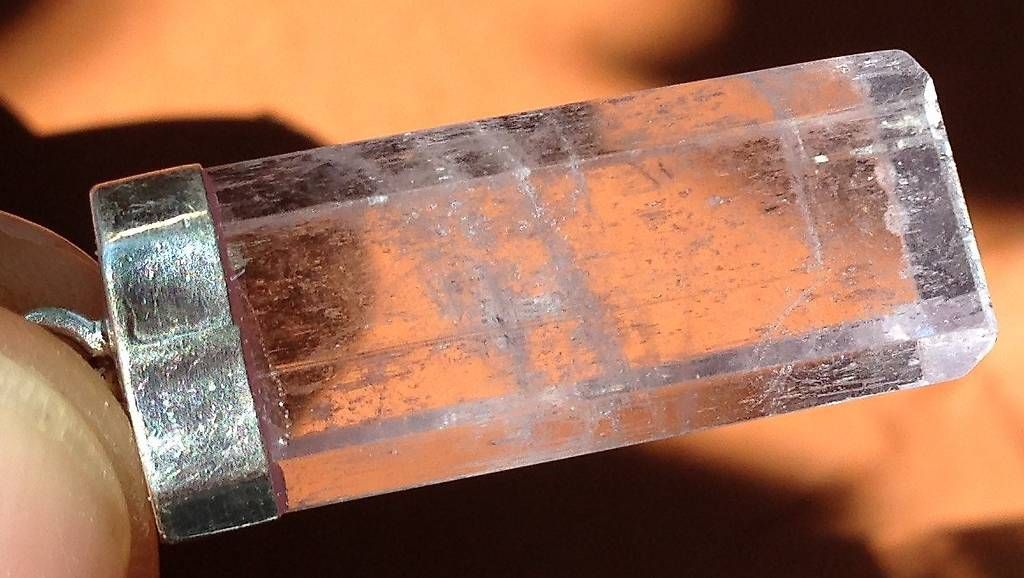 Minerali & Pietre curative: pendentif kunzite – Usato da Vevey venduto da zabounetta 4