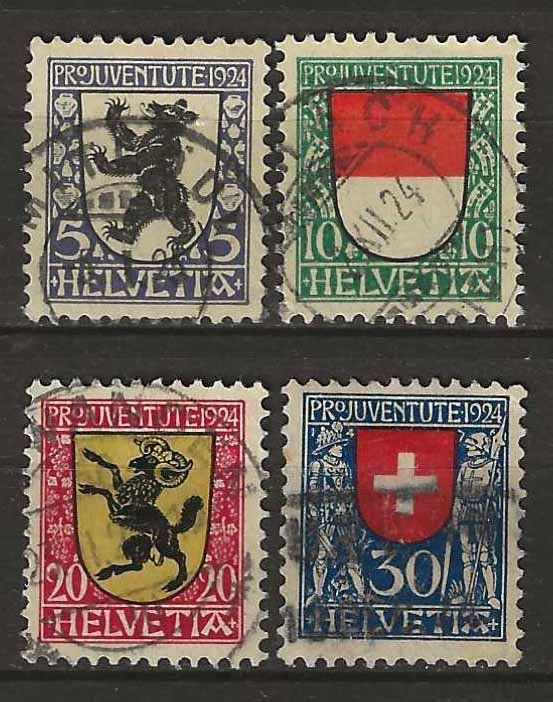 Tutti i francobolli: PJ024 - Pro Juventute 1924 obl. – Usato da Trélex venduto da Phil_Albert