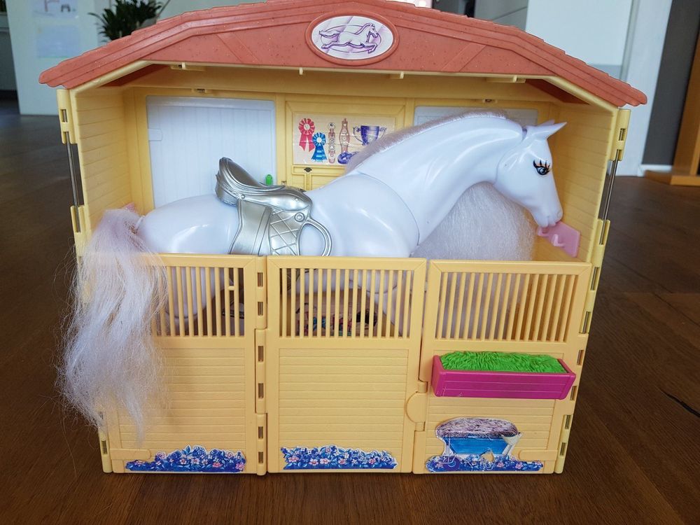 Barbie Pferdestall inkl. Pferd | Kaufen auf Ricardo