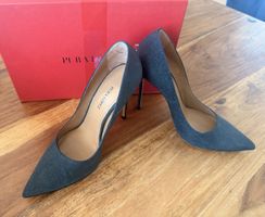 Pura Lopez Pumps grau Grösse 38.5 gebrauchter Zustand